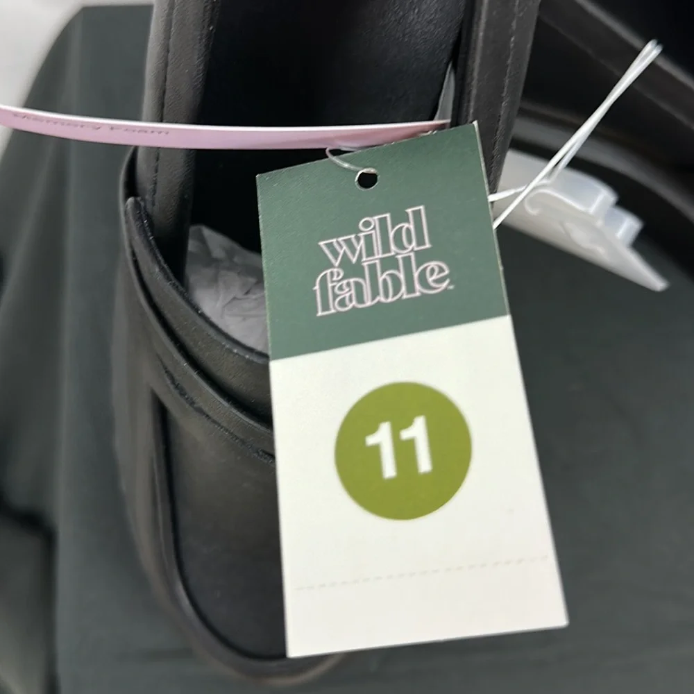 Wild fable Black Lacey Platform Loafer Size 11 - Picture 7 of 7